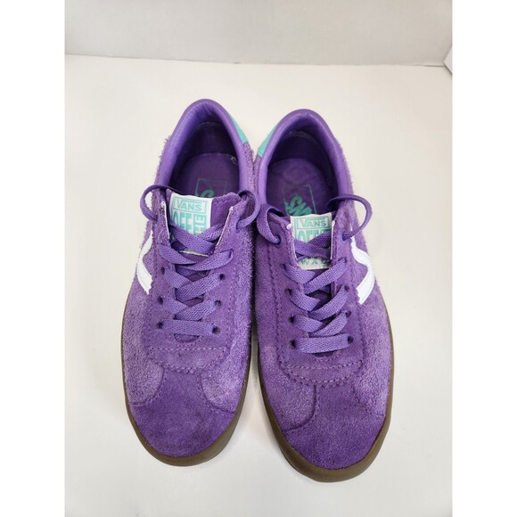 Vans Old Skool Shoes Unisex Men‎ 5 Women 6.5 Purple Suede Skate Sneakers - Picture 2 of 10